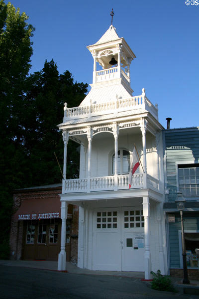 Firehouse Museum (1860) (214 Main St.). Nevada City, CA.
