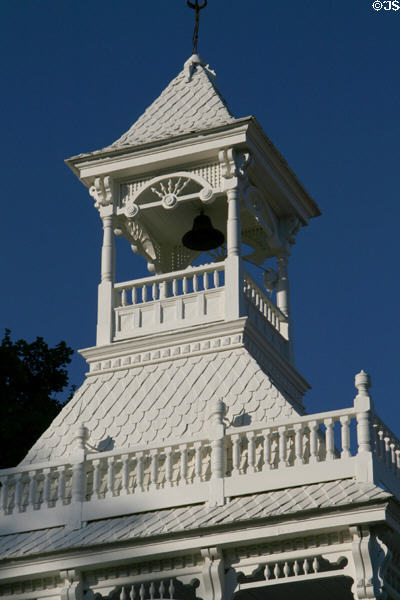 Bell tower of Firehouse Museum (1860) (214 Main St.). Nevada City, CA.