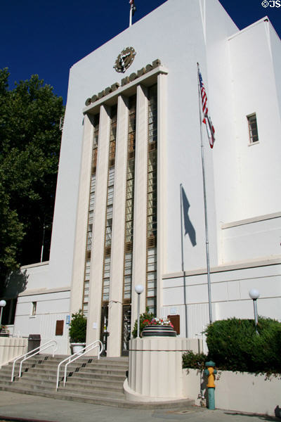 Court House (Courthouse Square) by WPA. Nevada City, CA. Style: Art Deco.