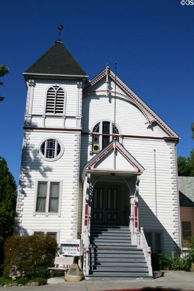 Nevada City United Methodist Church (433 Broad St.). Nevada City, CA.