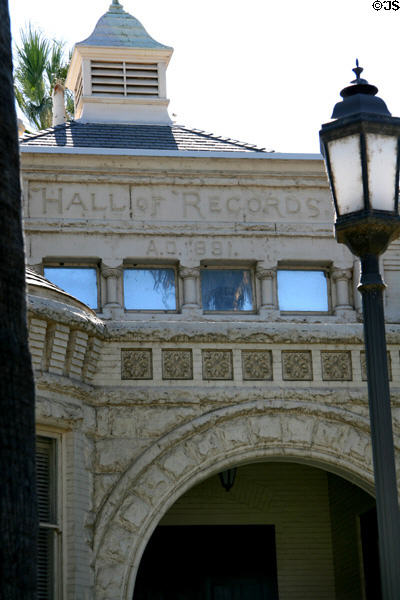 Yuba City Hall of Records (1891) (2nd & B Sts.). Yuba City, CA.