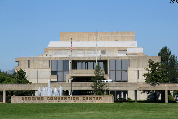 Redding Civic Auditorium (previously Redding Convention Center) (1970) (700 Auditorium Dr.). Redding, CA.