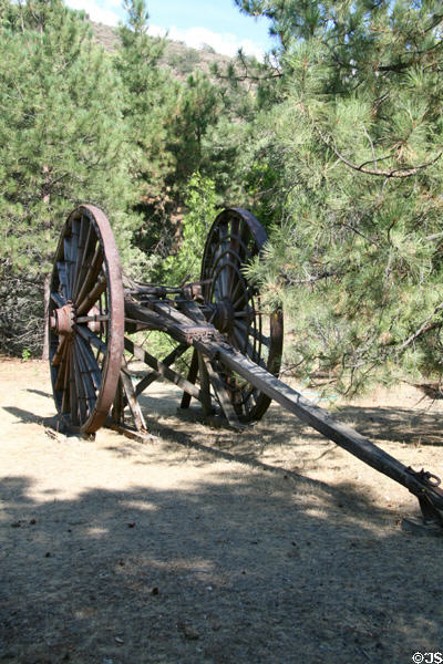 Log wagon at Siskiyou County Museum?. Yreka, CA.