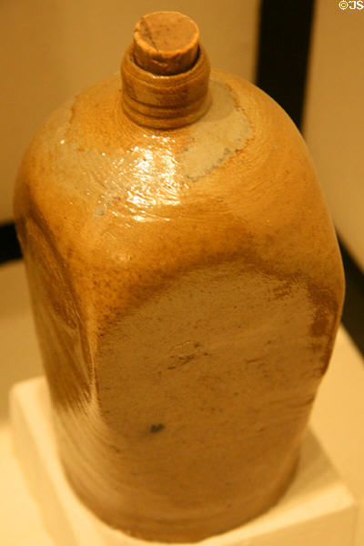Ale bottle (c1840-60) handmade in England at Siskiyou County Museum?. Yreka, CA.