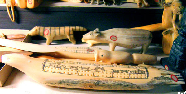 Inuit carvings at Pardee Home Museum. Oakland, CA.