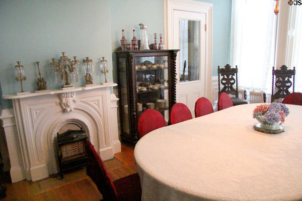Dining room at Pardee Home Museum. Oakland, CA.