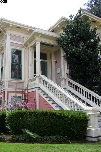 Trowbridge House (1884-5) at Preservation Park. Oakland, CA.