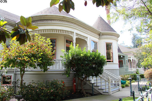 Bauske House (1891) at Preservation Park. Oakland, CA. Style: Queen Anne.