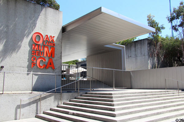 Oakland Museum of California entrance. Oakland, CA.