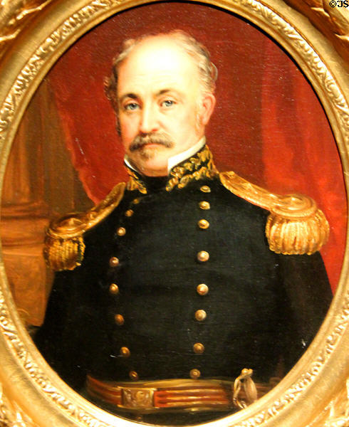 General John A. Sutter portrait (c1851) by William Smith Jewett at Oakland Museum of California. Oakland, CA.