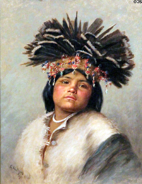 To-Tole (The Star) painting (1894) by Grace Carpenter Hudson at Oakland Museum of California. Oakland, CA.