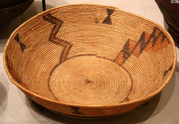 Cahuilla native berry bowl at Oakland Museum of California. Oakland, CA.