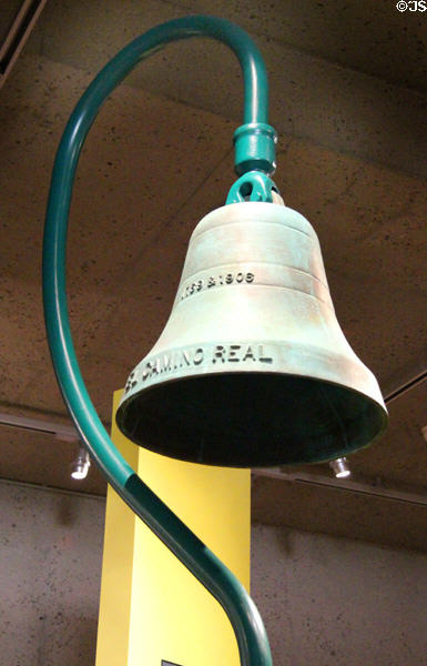 El Camino Real highway marker bell (1906) at Oakland Museum of California. Oakland, CA.