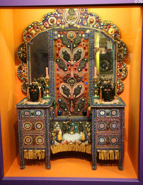 Psychedelic dresser (1960s) at Oakland Museum of California. Oakland, CA.