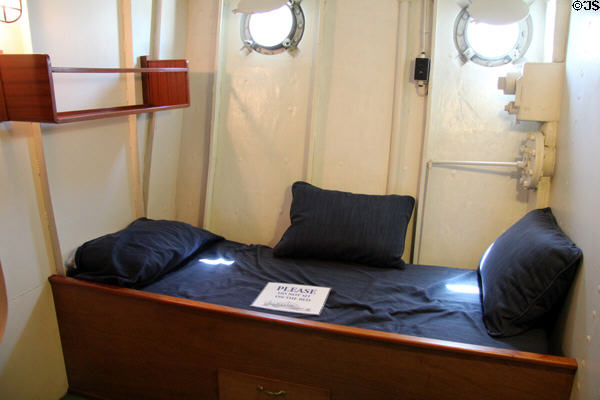 Captain's cabin aboard USS Potomac. Oakland, CA.