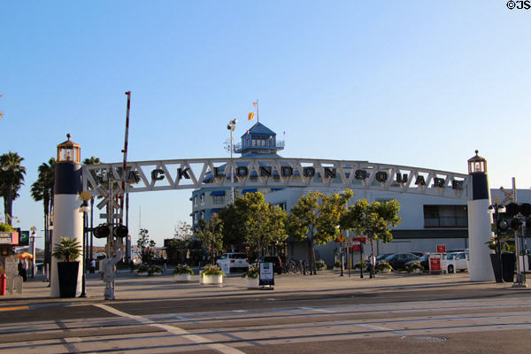 Archway entrance at Jack London Square. Oakland, CA.