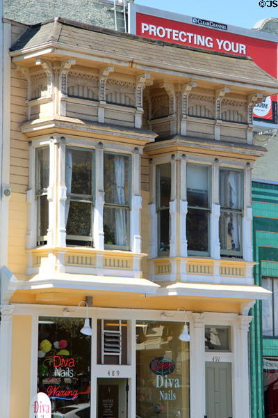 Victorian storefront (489 8th St.). Oakland, CA.