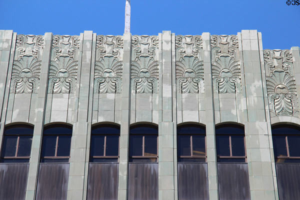 Art Deco detail of Breuner Building. Oakland, CA.