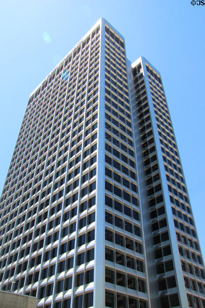 Ordway Building (1970) (2150 Valdez St.) (28 floors). Oakland, CA. Architect: Skidmore, Owings & Merrill.