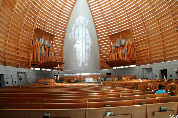 Interior of Cathedral of Christ the Light. Oakland, CA.