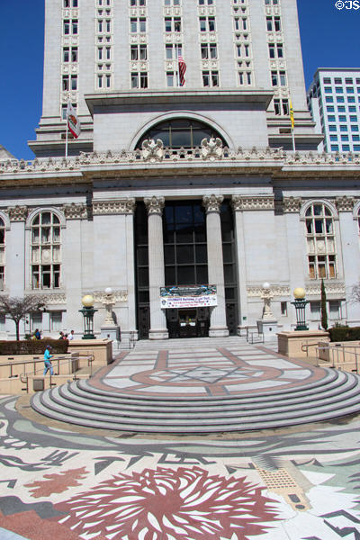 Plaza design before Oakland City Hall. Oakland, CA.