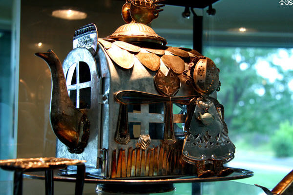 Tea house teapot at Celestial Seasonings Factory. Boulder, CO.