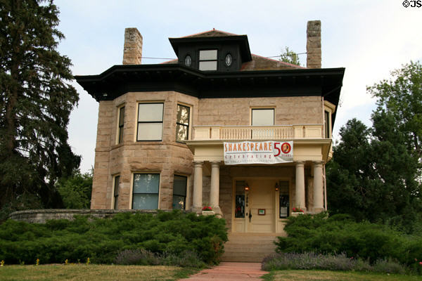 Harbeck-Bergheim House (1900) (1206 Euclid Ave.). Boulder, CO. Style: American Four Square.