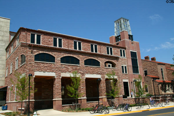 ATLAS Institute building (2006) at University of Colorado. Boulder, CO. Architect: DTJ Design.