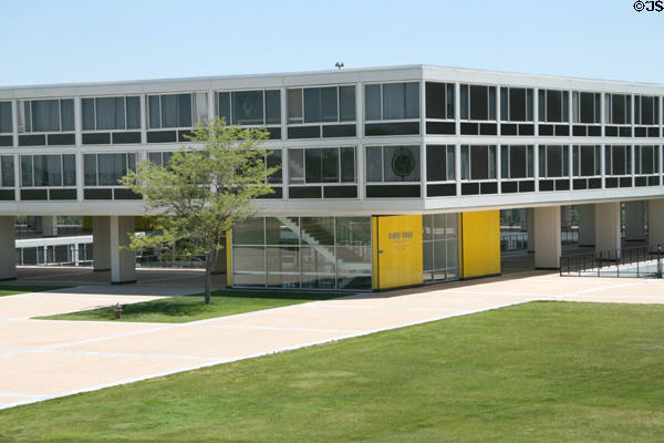 Sijan Hall dormitory (1968) at USAF Academy. Colorado Springs, CO.