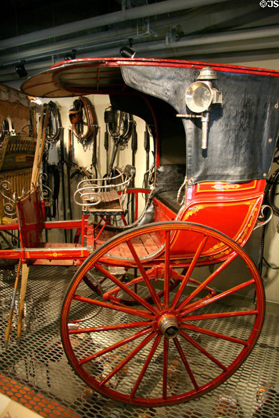 One-horse cart (calesa or caliza) from the Philippines (1936) at El Pomar Carriage Museum. Colorado Springs, CO.