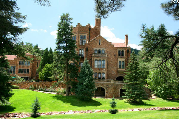 Glen Eyrie Castle conference center near Garden of the Gods. Manitou Springs, CO.