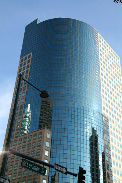 One Tabor Center (1984) (30 floors) (1200 17th St.). Denver, CO. Architect: Kohn Pedersen Fox Assoc. PC + RNL Design.