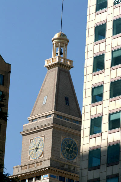 Upper structure of Daniels & Fisher Tower. Denver, CO.
