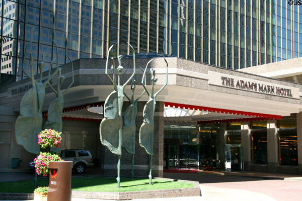 Adams Mark Hotel (1960) (22 floors) (1550 Court Place). Denver, CO. Architect: I.M. Pei & Partners + Rogers & Butler.