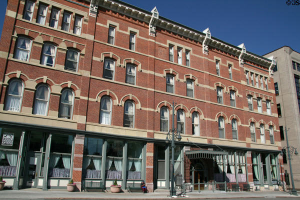 Hotel Barth [aka Union Warehouse] (1514 17th St.). Denver, CO. Architect: F.C. Eberley. On National Register.