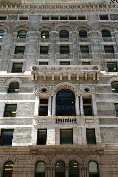Facade details of Equitable Building. Denver, CO.