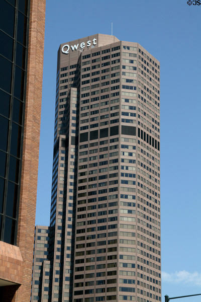1801 California Street [aka Qwest Tower] (1983) (52 floors) (1801 California St.). Denver, CO. Architect: Metz, Train & Youngren.