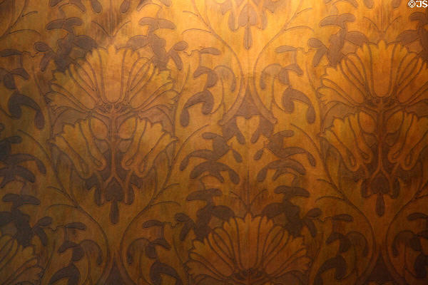William Morris-style wallpaper at Byers-Evans House. Denver, CO.