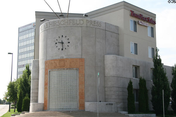 A.B. Hirschfeld Press building (685 Speer), now a hotel. Denver, CO. Style: Art Deco.