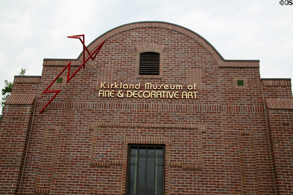 Facade of Kirkland Museum. Denver, CO.