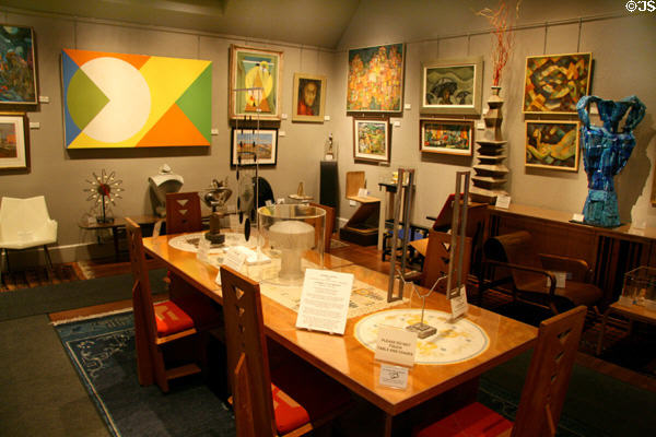 Decorative arts & painting collection of Kirkland Museum. Denver, CO.