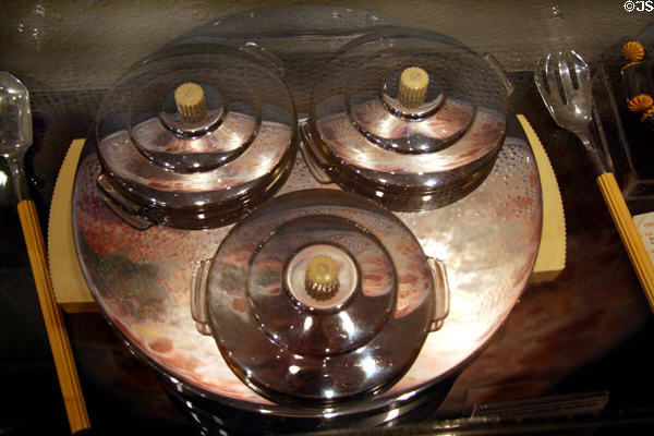 Electric snack set (1934) by Chase Brass & Copper at Kirkland Museum. Denver, CO.
