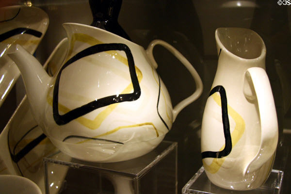 Smart Set (1955) by Charles Murphy made by Red Wing Potteries, MN at Kirkland Museum. Denver, CO.