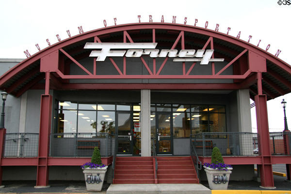 Forney Museum of Transportation in former Denver Tramway Powerhouse (1416 Platte St.). Denver, CO. On National Register.