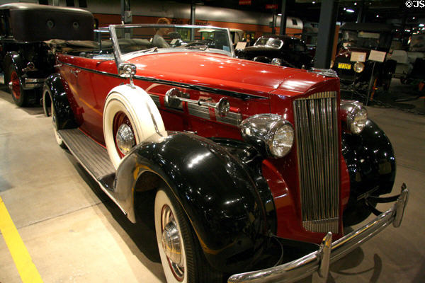 Packard Convertible Sedan Model 120-C (1937) at Forney Museum. Denver, CO.