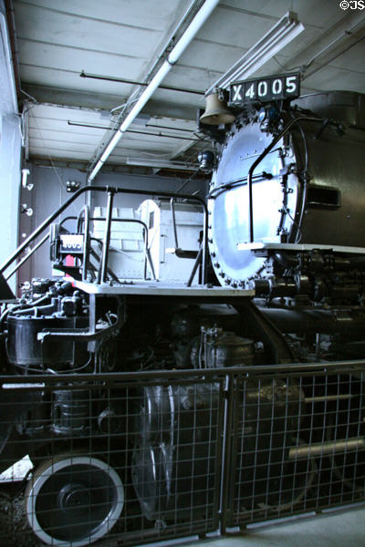Big Boy locomotive 4005 (1942) by American Locomotive Co, Schenectady, NY at Forney Museum. Denver, CO.