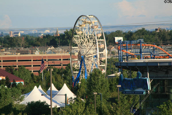 Ferris wheel at Six Flags Elitch Gardens. Denver, CO.