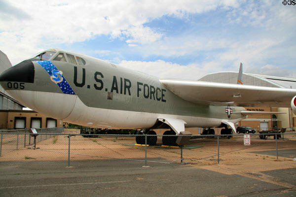B-52 Strategic Air Command bomber outside Wings Over the Rockies Air & Space Museum. Denver, CO.