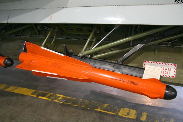 Aim-4 Falcon Missile on F-102 Delta Dagger at Wings Over the Rockies Museum. Denver, CO.