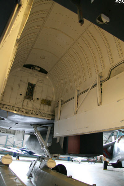 Bomb bay of Rockwell B-1A Lancer at Wings Over the Rockies Museum. Denver, CO.